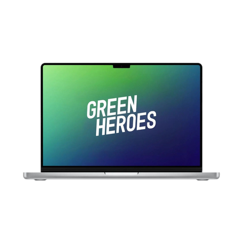 MacBook Pro 2023 — Okay stand — Green Heroes